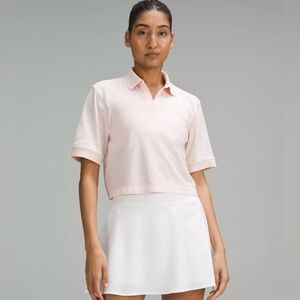 Lululemon Swiftly Tech Relaxed Fit Polo Short Sleeve Pink Size 4